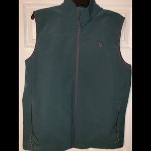 The North Face Full-Zip Polyester Vest Green Large